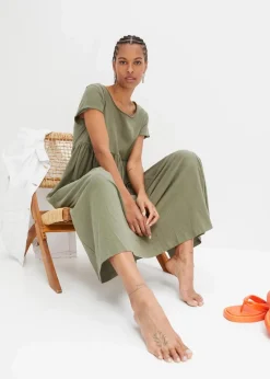 Online Midikleid aus reiner Bio-Baumwolle Damen Nachhaltigere Materialien|Kleider