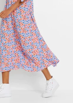 Damen bonprix Nachhaltigere Materialien|Kleider|Midikleid aus reiner Viskose