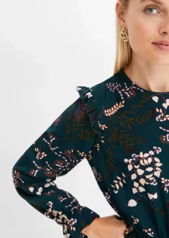 Damen bonprix Nachhaltigere Materialien|Kleider|Midikleid aus reiner Viskose