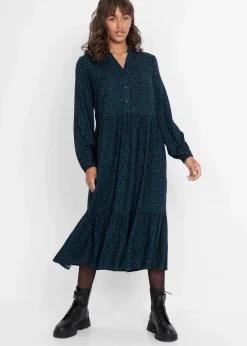 Best Midikleid aus Viskose Damen Kleider|Nachhaltigere Materialien