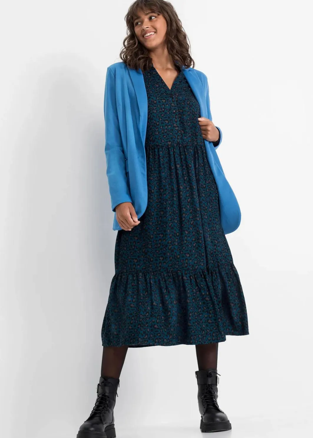 Best Midikleid aus Viskose Damen Kleider|Nachhaltigere Materialien