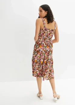 Damen bonprix Nachhaltigere Materialien|Kleider|Midikleid aus Viskose