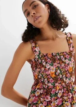 Damen bonprix Nachhaltigere Materialien|Kleider|Midikleid aus Viskose