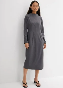 Damen bonprix Bekleidung·Pullover & Strickjacken|Kleider|Midikleid aus Viskose-Mix