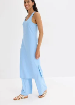 Damen bonprix Bekleidung·Pullover & Strickjacken|Kleider|Midikleid aus weicher Rippe