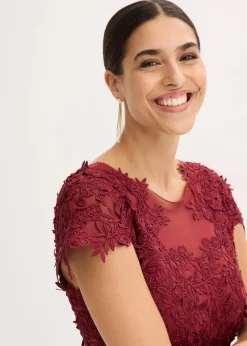 Clearance Midikleid aus zartem Tüll mit Spitze Damen Kleider|Festliche Mode