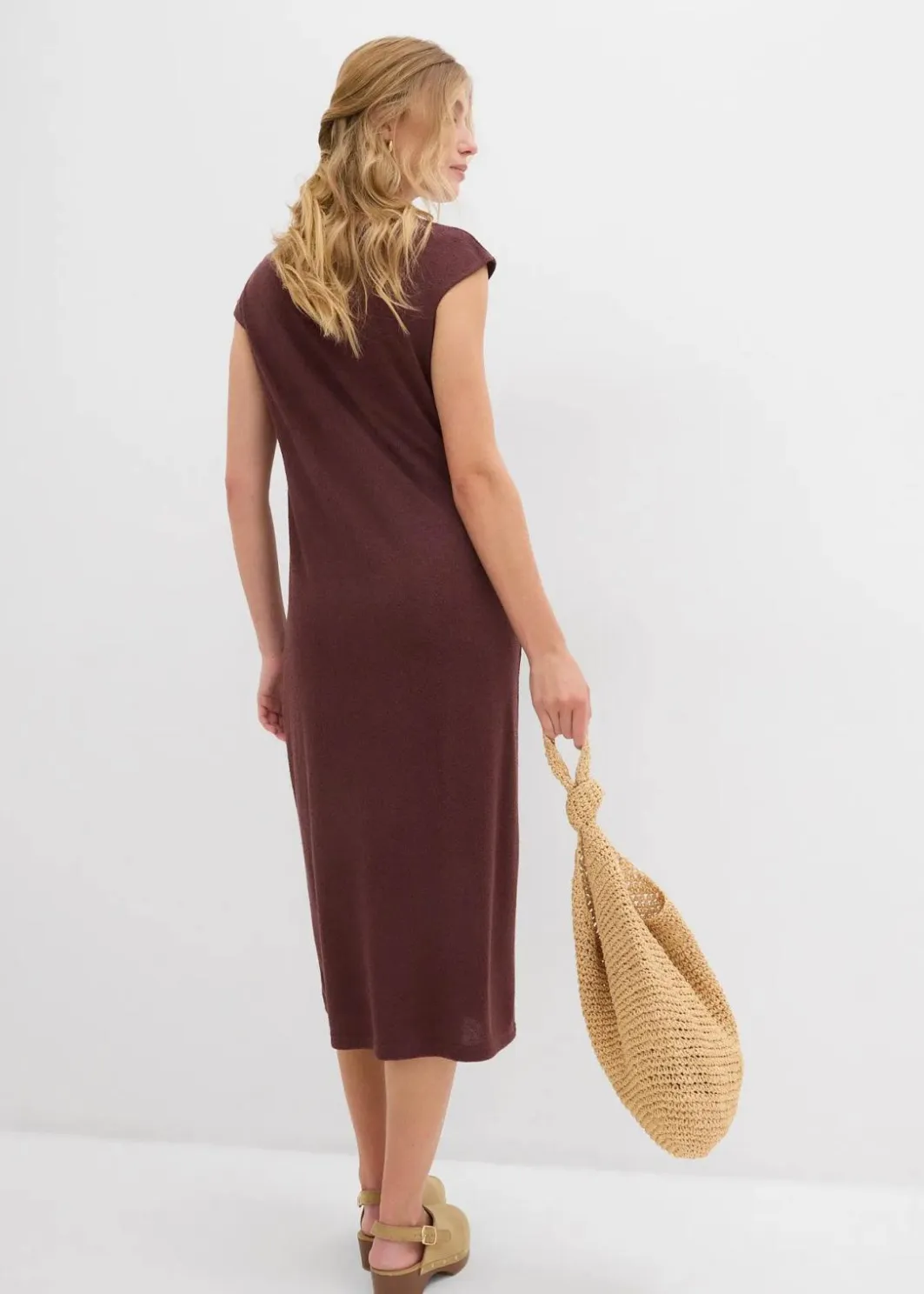 Discount Midikleid in Strickoptik Damen Kleider|Bekleidung·Pullover & Strickjacken