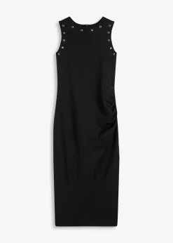 Online Midikleid mit Nieten Damen Nachhaltigere Materialien|Kleider