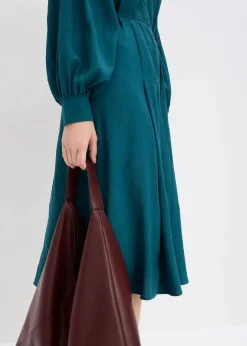New Midikleid mit Perlen Applikation Damen Kleider|Bekleidung·Pullover & Strickjacken