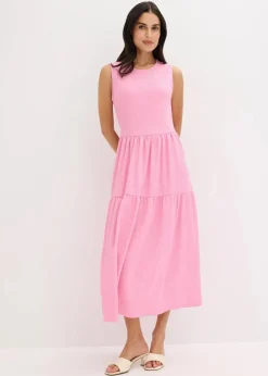 Discount Midikleid mit Rückenausschnitt Damen Kleider|Bekleidung·Pullover & Strickjacken