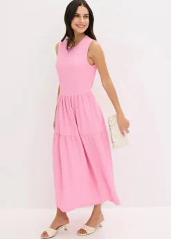 Discount Midikleid mit Rückenausschnitt Damen Kleider|Bekleidung·Pullover & Strickjacken