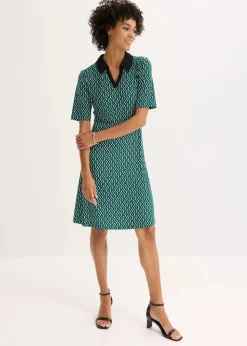 New Midi-Polokleid Damen Kleider|Bekleidung·Pullover & Strickjacken