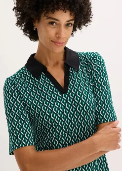 New Midi-Polokleid Damen Kleider|Bekleidung·Pullover & Strickjacken