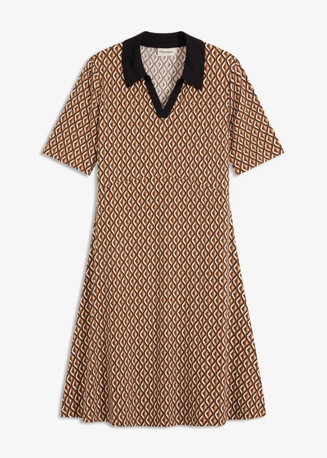 Damen bonprix Bekleidung·Pullover & Strickjacken|Kleider|Midi-Polokleid