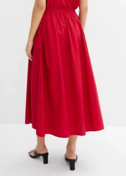 Clearance Midirock aus reiner Baumwolle Damen Bekleidung·Sportbekleidung|Zweiteiler & Sets