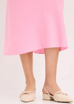 Discount Midirock aus Satin Damen Röcke|Bekleidung·Sportbekleidung