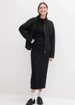 Damen bonprix Bekleidung·Sportbekleidung|Röcke|Midirock aus Scuba