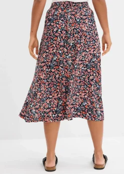Outlet Midirock aus Viskose Damen Bekleidung·Sportbekleidung|Röcke