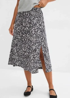 Sale Midirock aus Viskose Damen Röcke|Bekleidung·Sportbekleidung