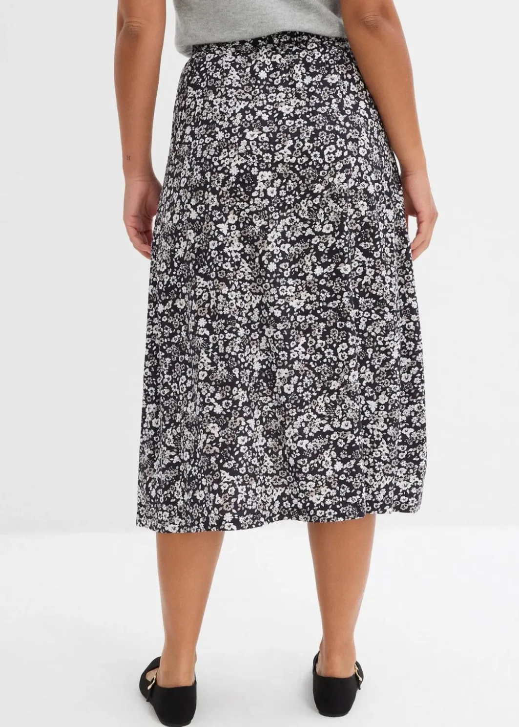 Sale Midirock aus Viskose Damen Röcke|Bekleidung·Sportbekleidung