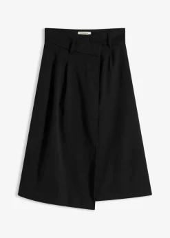 Outlet Midirock aus Viskose-Mix Damen Bekleidung·Sportbekleidung|Röcke