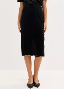 Discount Midirock mit Strass Damen Bekleidung·Sportbekleidung|Röcke