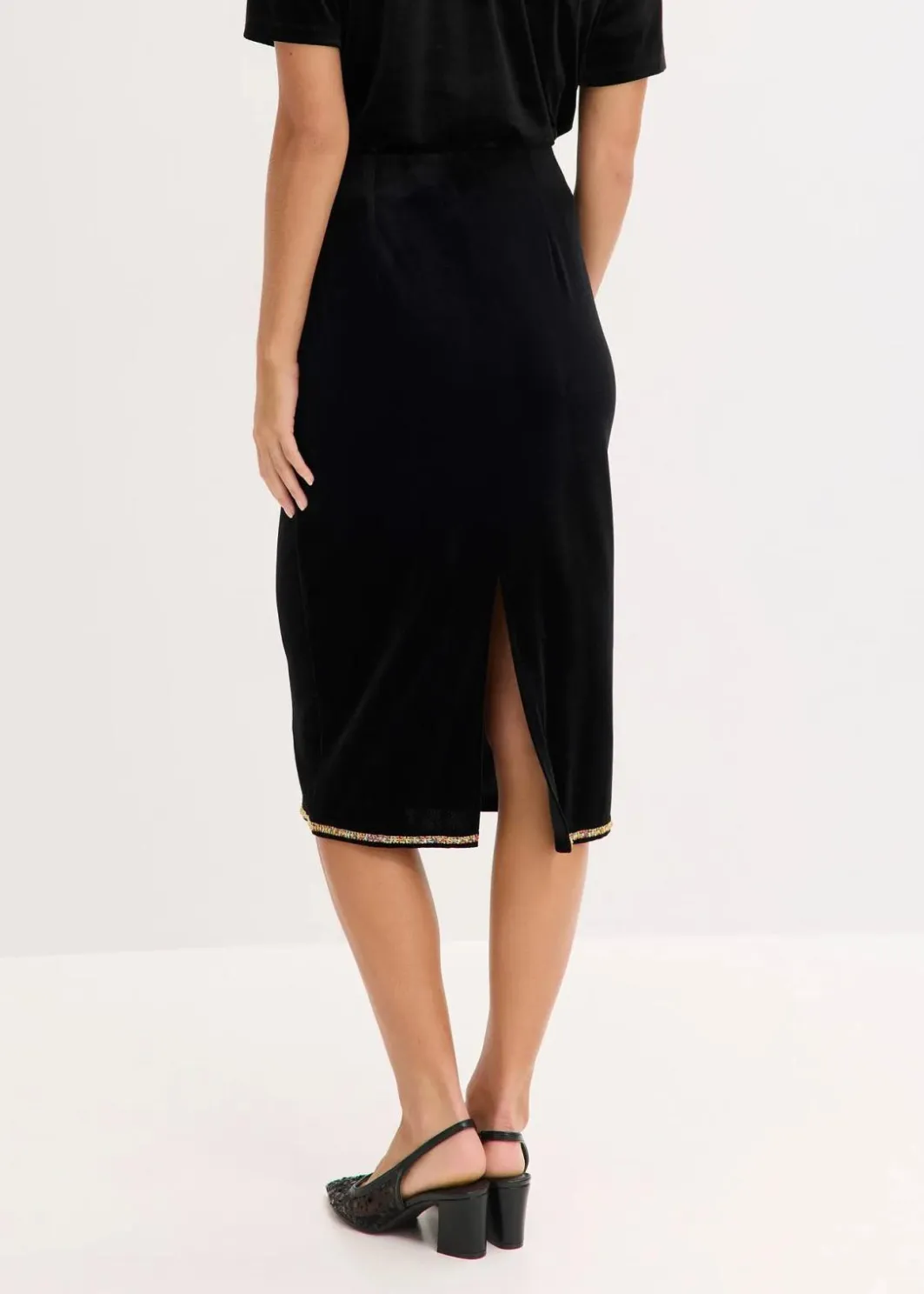 Discount Midirock mit Strass Damen Bekleidung·Sportbekleidung|Röcke