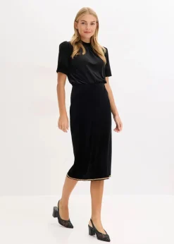 Discount Midirock mit Strass Damen Bekleidung·Sportbekleidung|Röcke