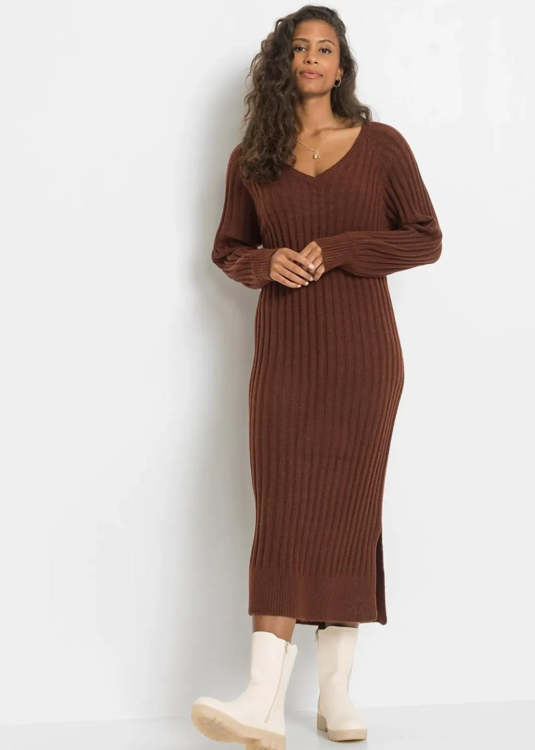 Midi-Strickkleid Damen Bekleidung·Umstandsmode|Bekleidung·Pullover & Strickjacken