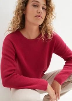 New Milano Rib Pullover mit Rundhals Damen Bekleidung·Umstandsmode|Bekleidung·Jeans