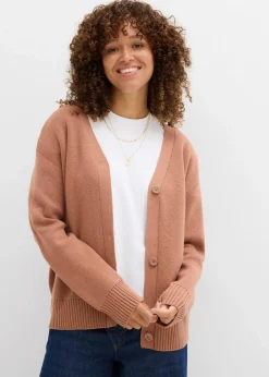 Damen bonprix Bekleidung·Umstandsmode|Strickmode|Milano Rib-Feinstrickjacke