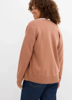 Damen bonprix Bekleidung·Umstandsmode|Strickmode|Milano Rib-Feinstrickjacke