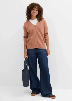Damen bonprix Bekleidung·Umstandsmode|Strickmode|Milano Rib-Feinstrickjacke