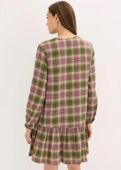 Damen bonprix Bekleidung·Pullover & Strickjacken|Kleider|Minikleid aus Baumwoll-Mix