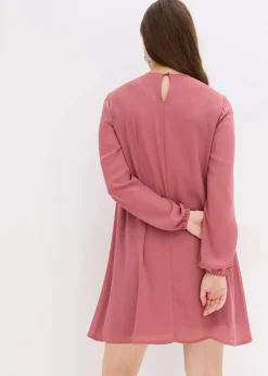 Damen bonprix Bekleidung·Pullover & Strickjacken|Kleider|Minikleid aus Chiffon mit Rüschen