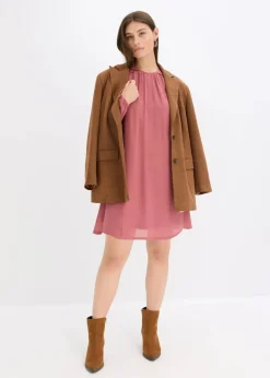 Damen bonprix Bekleidung·Pullover & Strickjacken|Kleider|Minikleid aus Chiffon mit Rüschen