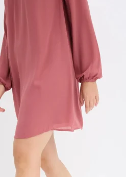 Damen bonprix Bekleidung·Pullover & Strickjacken|Kleider|Minikleid aus Chiffon mit Rüschen