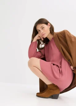 Damen bonprix Bekleidung·Pullover & Strickjacken|Kleider|Minikleid aus Chiffon mit Rüschen