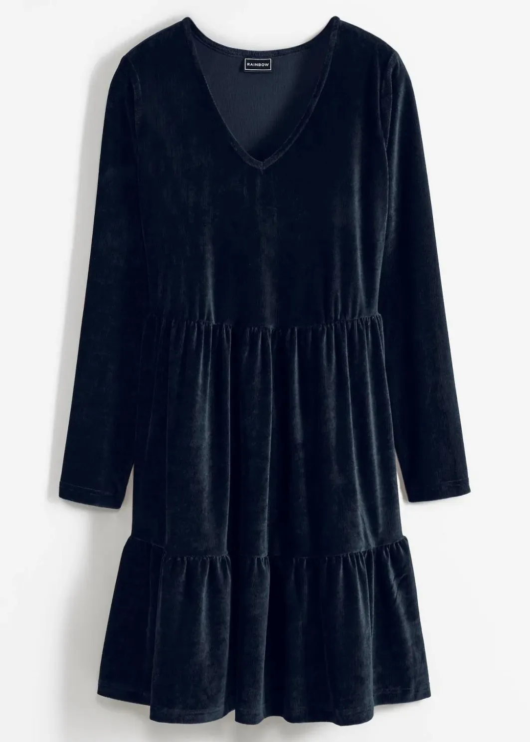 Online Minikleid aus elastischen Samt Damen Bekleidung·Pullover & Strickjacken|Kleider