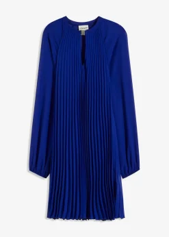 Damen bonprix Bekleidung·Pullover & Strickjacken|Festliche Mode|Minikleid aus feinem Chiffon mit Plisseé