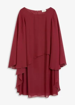 Damen bonprix Bekleidung·Pullover & Strickjacken|Festliche Mode|Minikleid aus feinem Chiffon