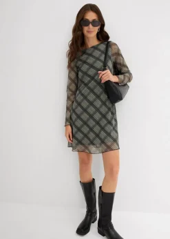 Best Minikleid aus feinem Mesh Damen Kleider