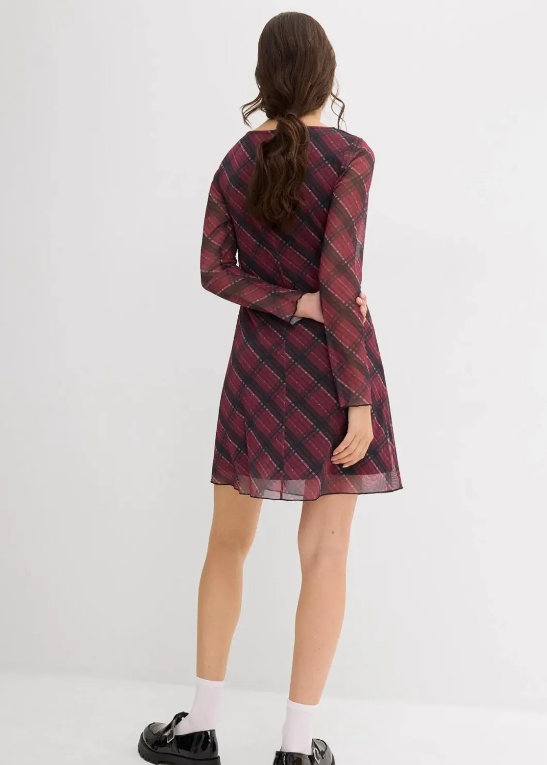 Best Minikleid aus feinem Mesh Damen Kleider