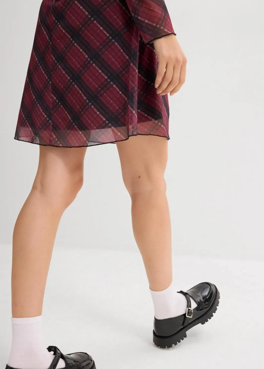Best Minikleid aus feinem Mesh Damen Kleider