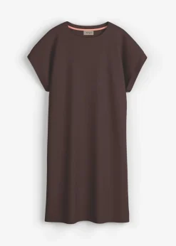 Damen bonprix Bekleidung·Pullover & Strickjacken|Kleider|Minikleid aus fester Interlock-Qualität mit Taschen