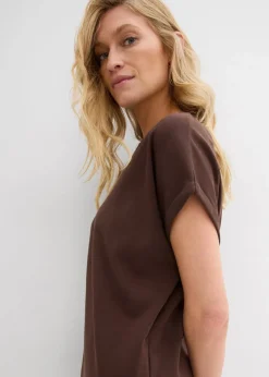 Damen bonprix Bekleidung·Pullover & Strickjacken|Kleider|Minikleid aus fester Interlock-Qualität mit Taschen