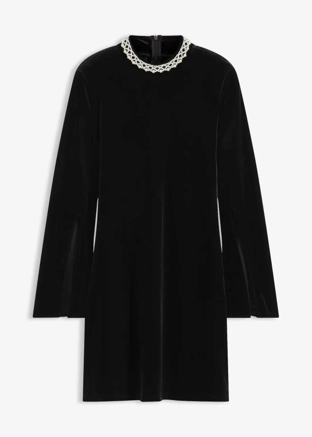 Damen bonprix Kleider|Minikleid aus fließendem Samt