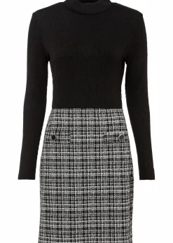 Hot Minikleid aus fließendem Viskose-Mix Damen Kleider|Bekleidung·Pullover & Strickjacken