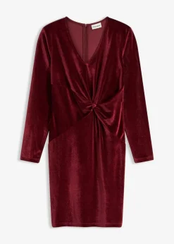 Damen bonprix Bekleidung·Pullover & Strickjacken|Festliche Mode|Minikleid aus glänzendem Samt