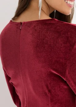 Damen bonprix Bekleidung·Pullover & Strickjacken|Festliche Mode|Minikleid aus glänzendem Samt